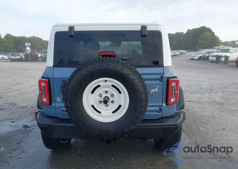 2024 Ford Bronco Heritage Edition z USA, uszkodzony, nr VIN 1FMDE4CP2RLB16598